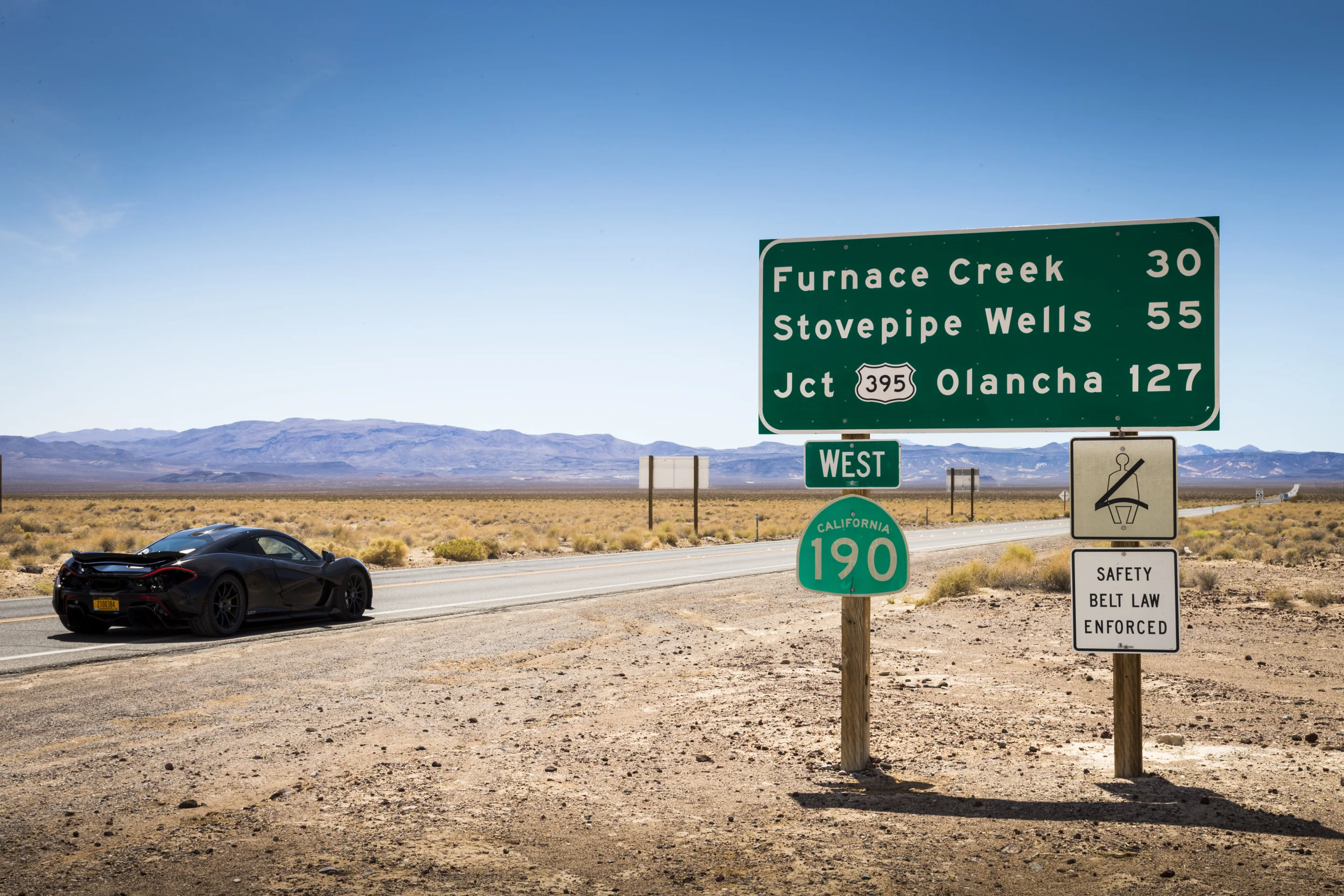 McLaren tested the P1 under some of the hottest conditions the southwest US has ever seen