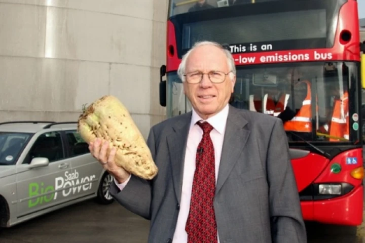 Lord Rooker at the opening of the new bioethanol plant