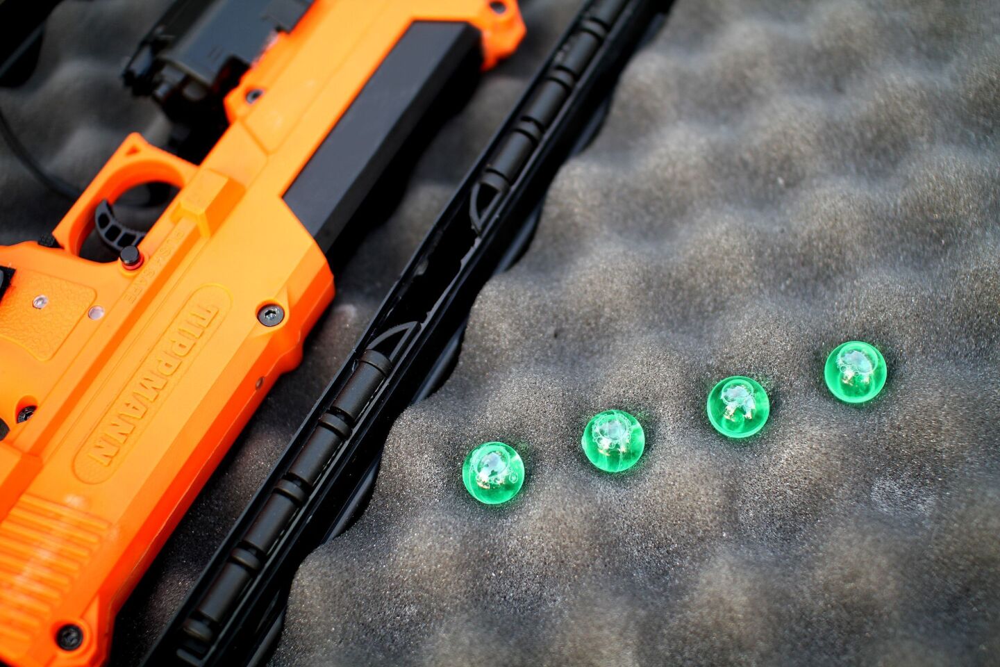 Each case of non-toxic pellets has a DNA code that’s specific to that batch, although all 14 pellets within the case share that same code