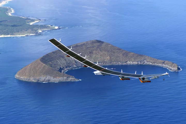 Alta Devices' Anylight Solar for HALE product is targeted at solar-powered aircraft, like NASA's Helios prototype pictured here