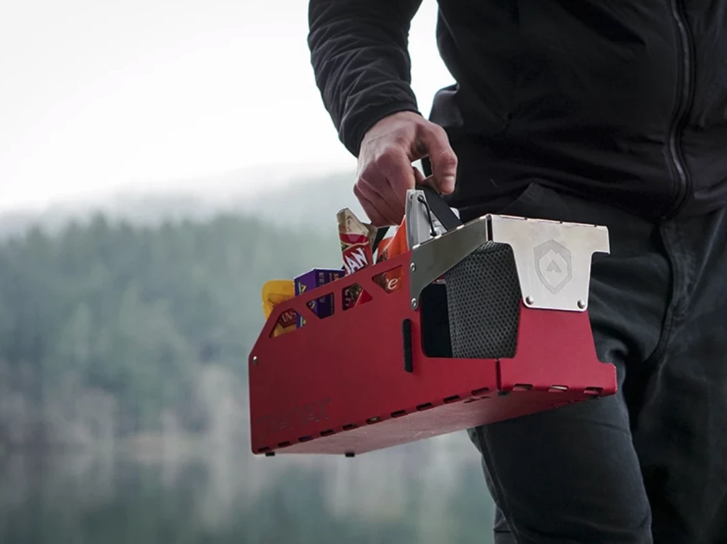 The Ration is designed to carry easily out of the vehicle