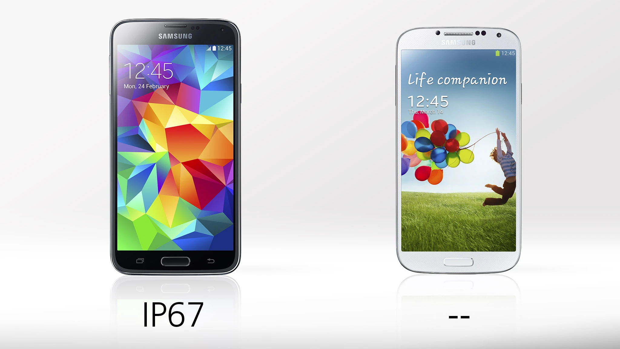 The GS5 has IP67 water and dust resistance on board