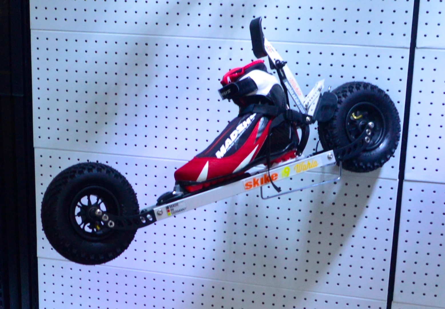 We looked at Skike road-oriented cross-country skates years ago, and here the company shows its all-terrain side