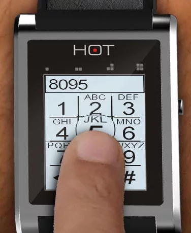 The capacitive screen uses multi-touch controls and is made of a smudge-proof, anti-reflective glass that's easy to read even in bright sunlight