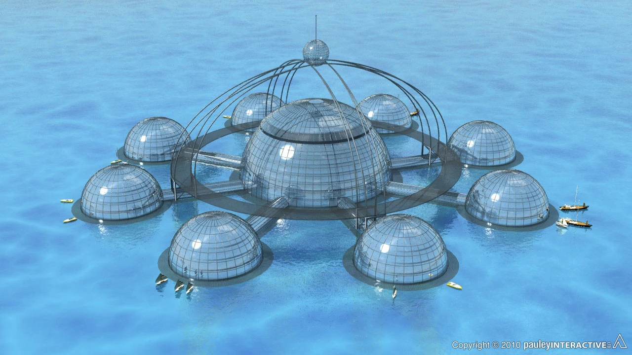 Sub-Biosphere 2 is a concept for a self-sustaining marine environment for human, animal and plant life.