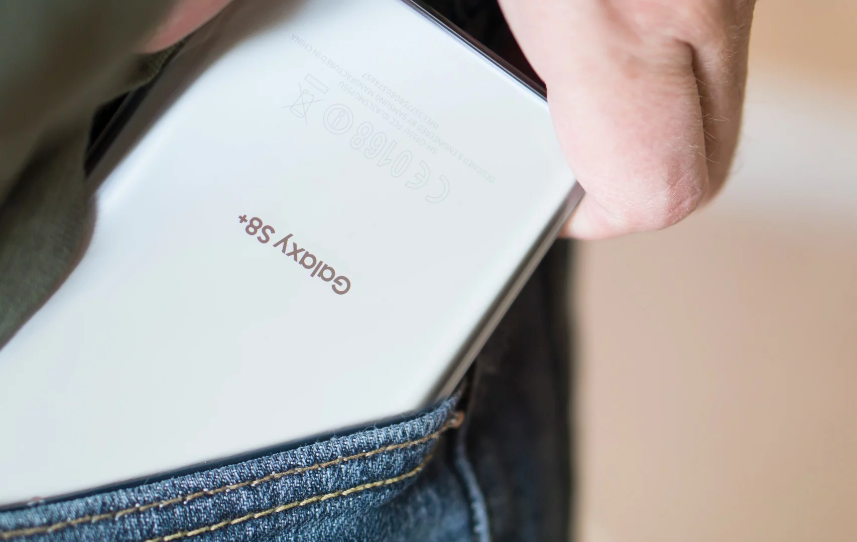 While the screen is huge, the phone is pretty narrow, easily slipping into a pocket