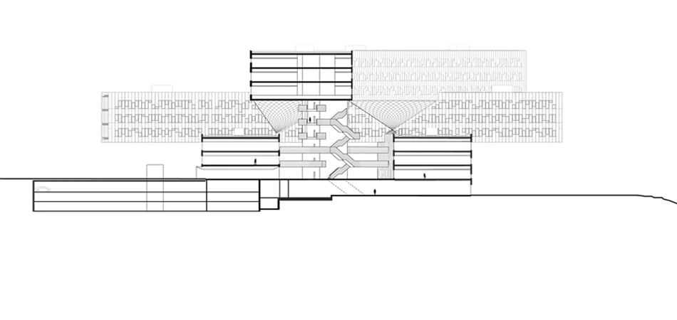 A section through Statoil's HQ (Image: A-Lab)