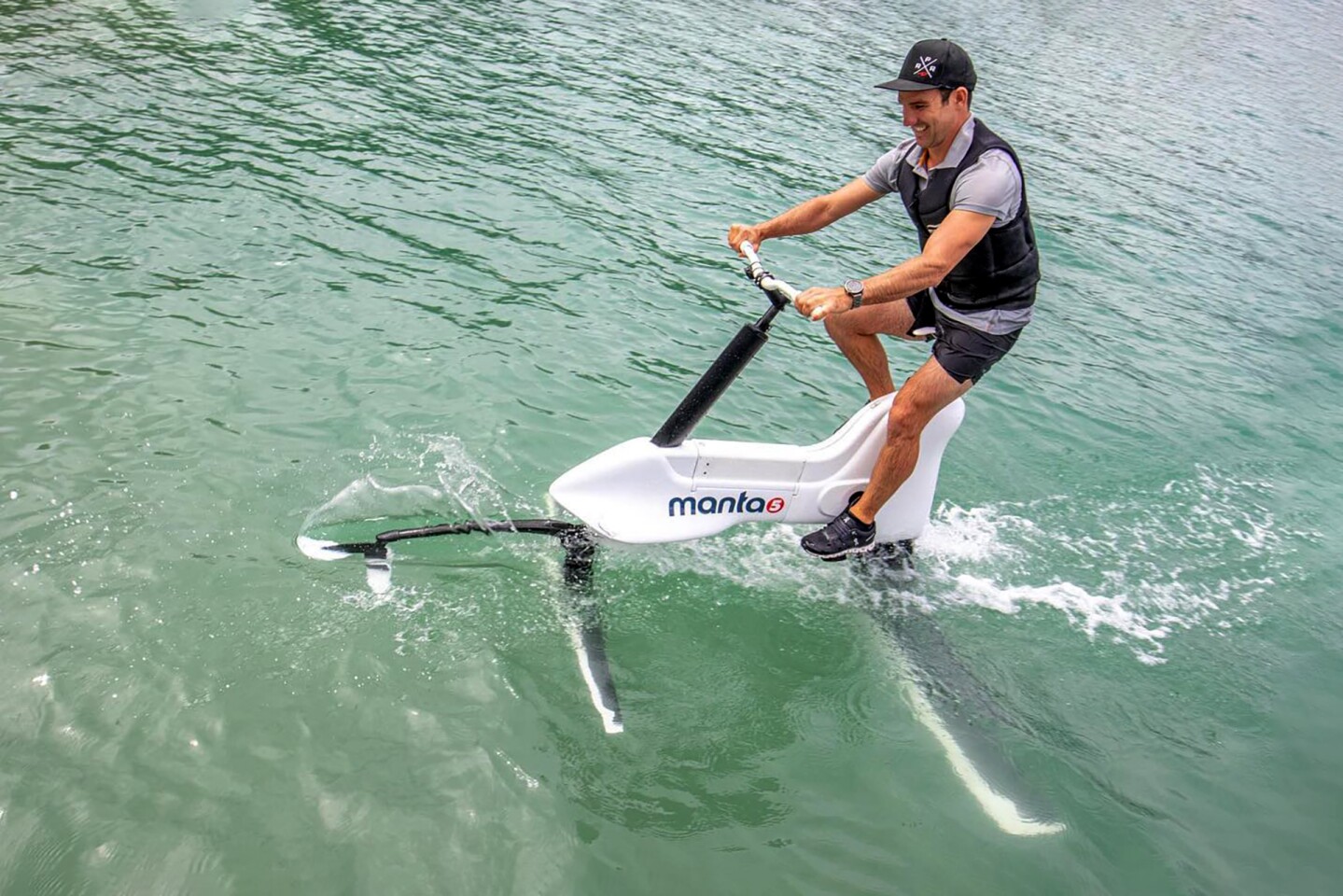 The bikes are made from carbon fiber and aircraft-grade aluminum, making them buoyant and light enough to carry