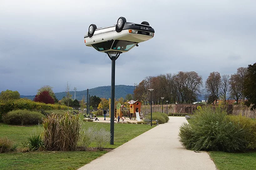 A car street lamp from 2017