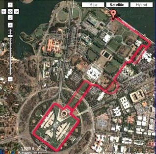 SPI Elite GPS data mapped onto photo