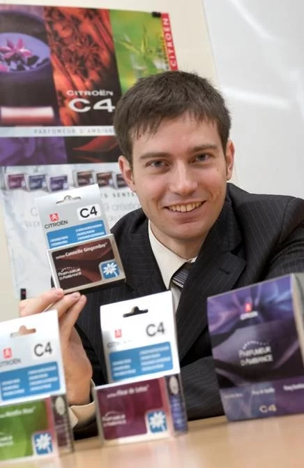Oliver Lehmann, the marketing project leader for the C4 Perfume diffuser programme