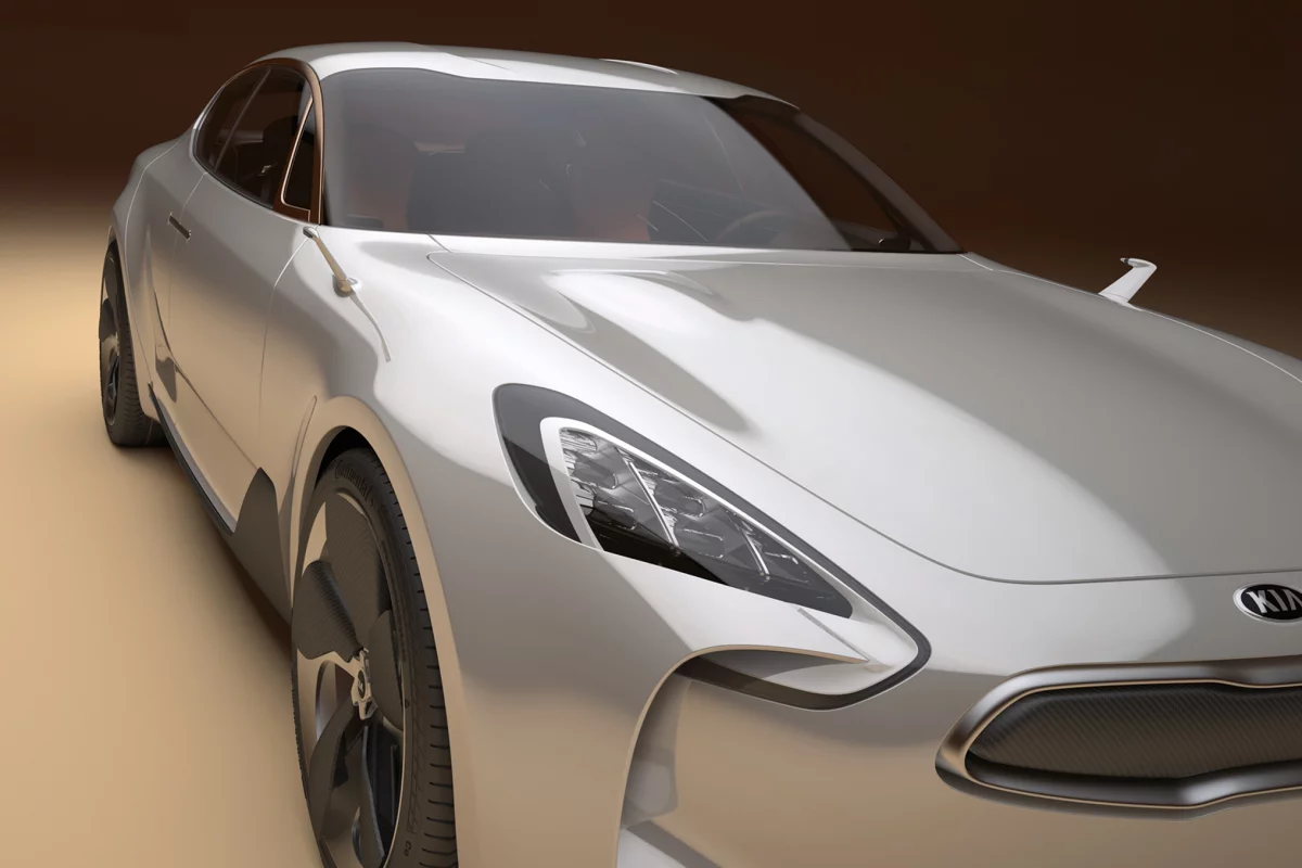 Kia's new four-door sports sedan concept will be shown at the Frankfurt Motor Show