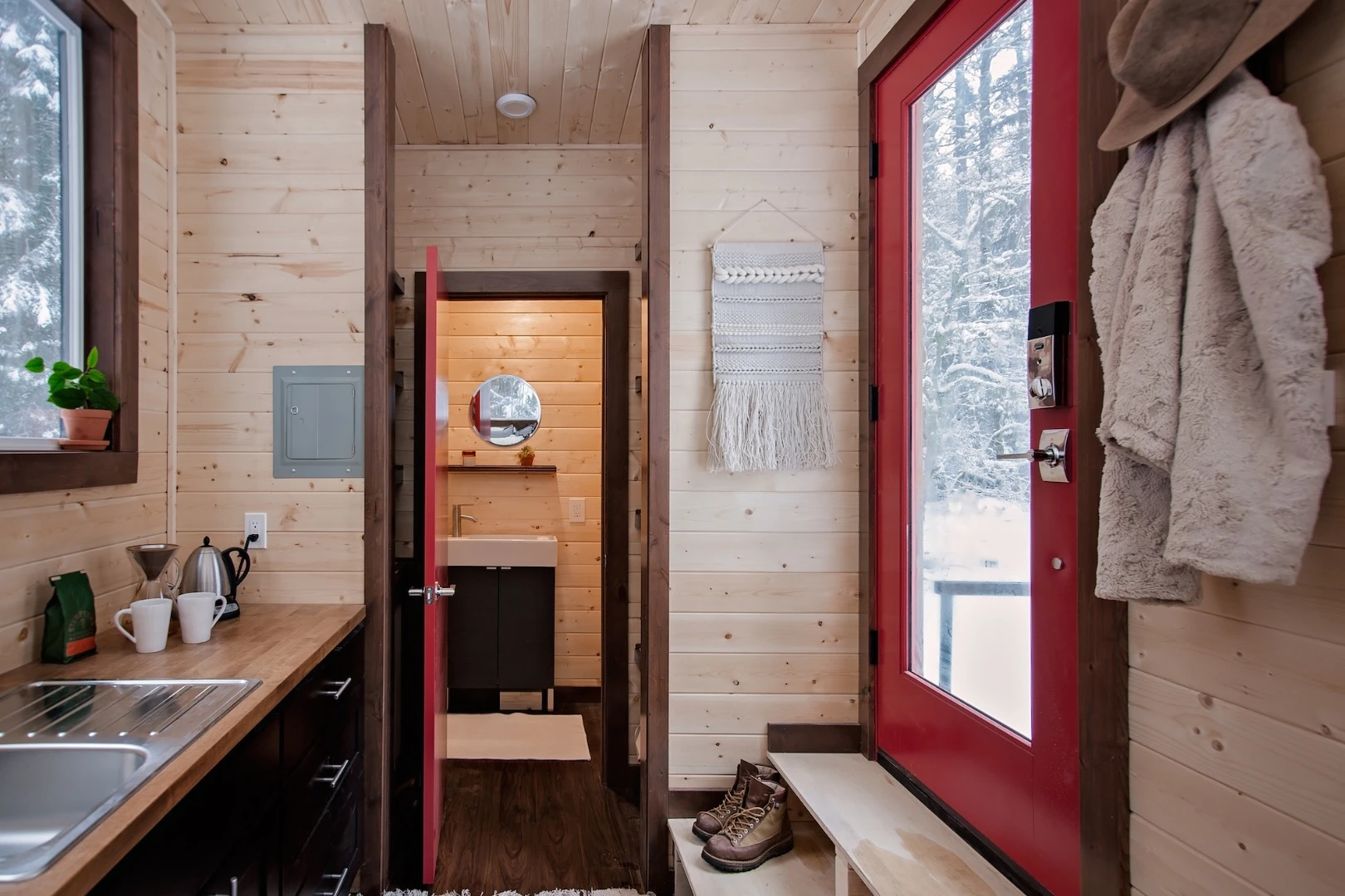 View towards the Vantage's bathroom