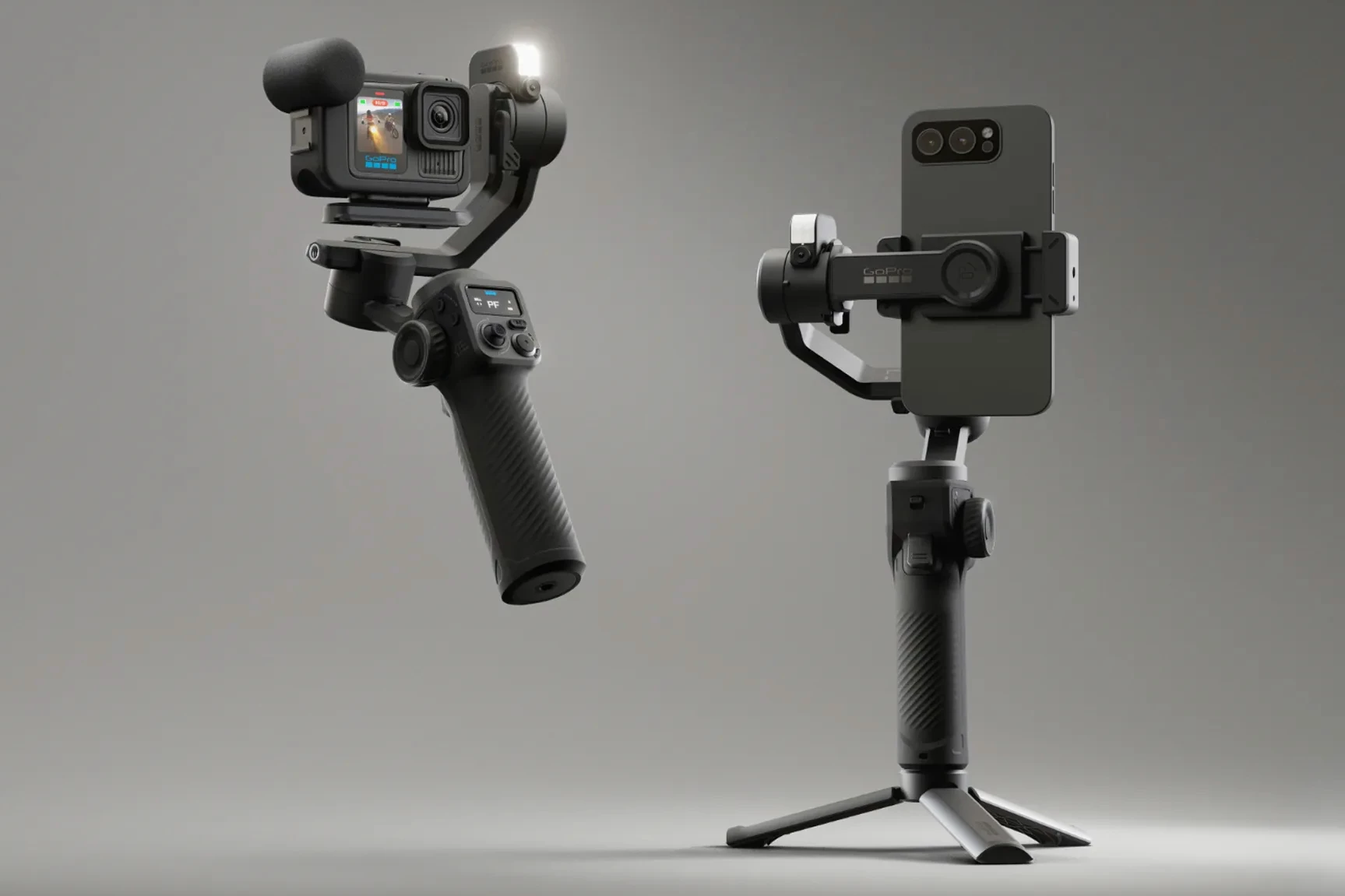 The GoPro Fluid Pro AI works with Hero cameras, smartphones and some point-and-shoot cameras