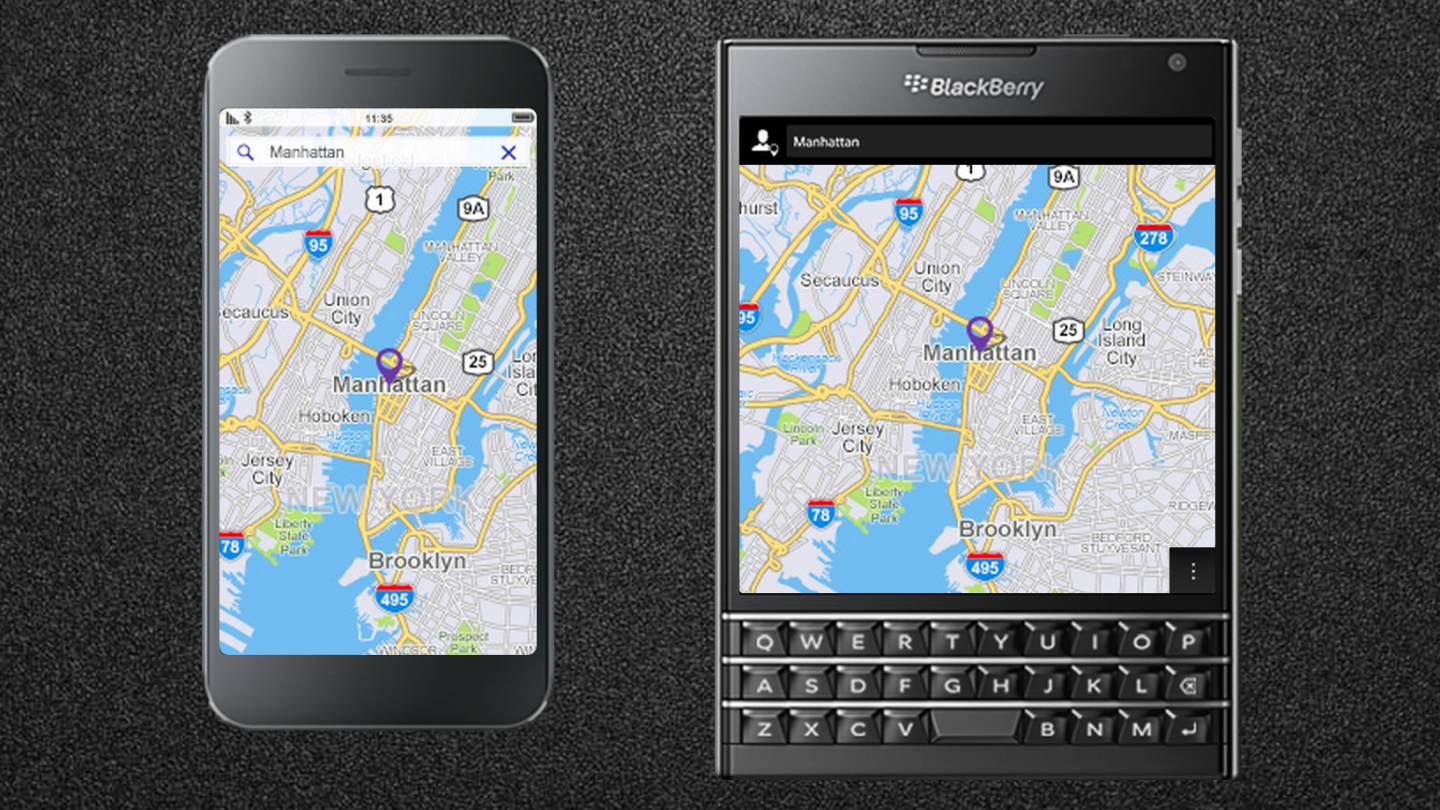 Blackberry isn't shy when is comes to pointing out the practicality of the Passport's display dimensions