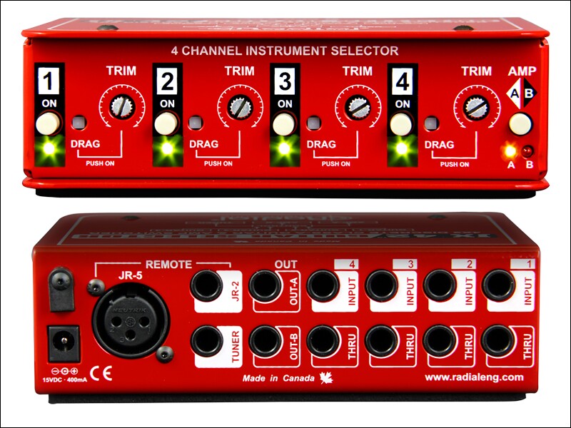 Radial puts guitar and amp switching in a compact box