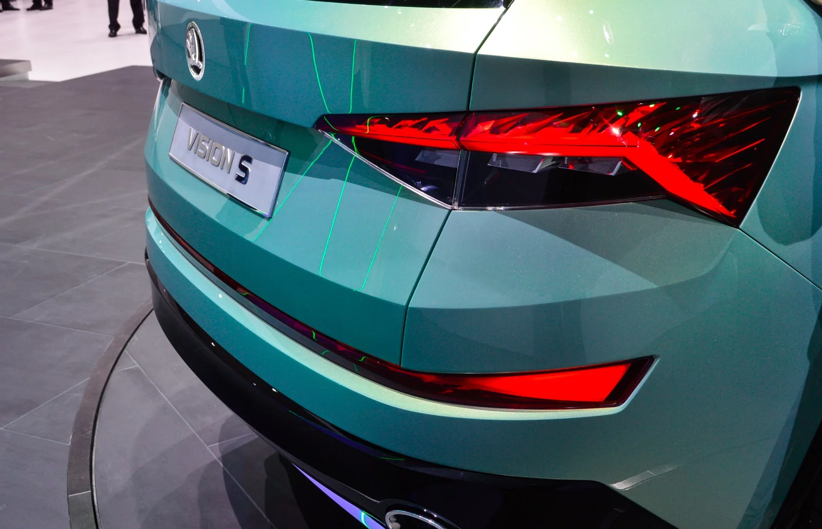 Skoda Vision S taillight closeup