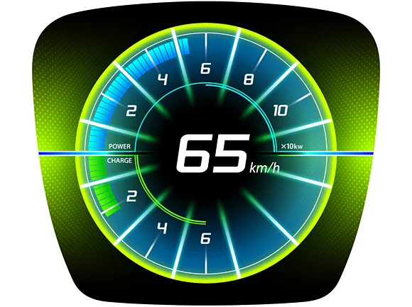 The EV-STER's driver display.