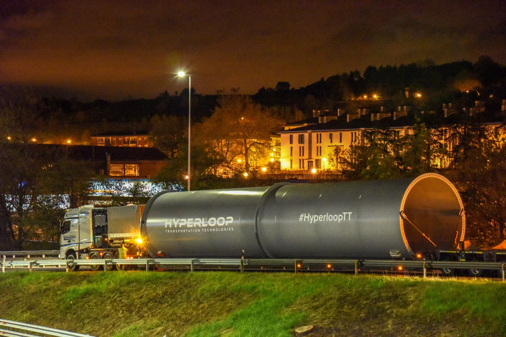Tube for Hyperloop Transportation Technologies' test track in France