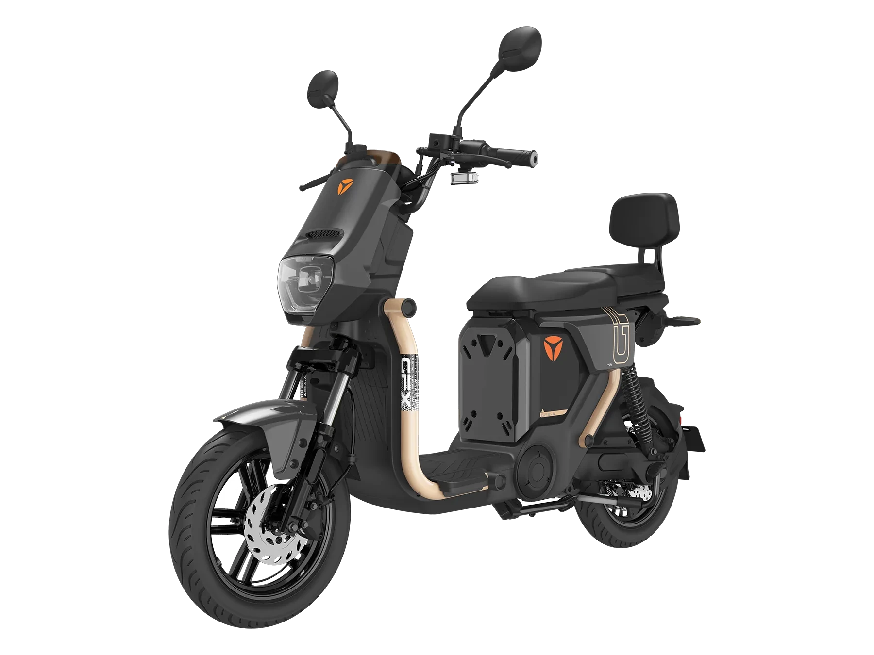 The GFX is a compact e-moped that’s aimed at the micromobility space, which comes with around 30 miles (48 km) of range