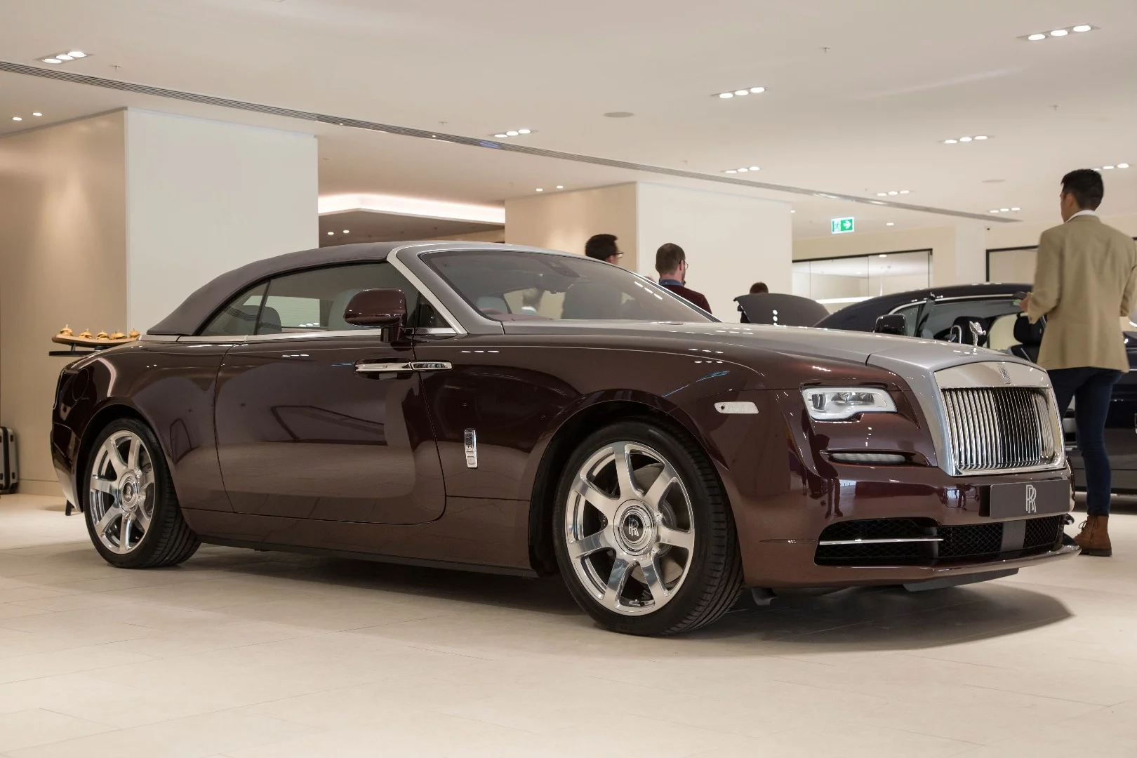 Rolls-Royce has a range of cars on show at its Melbourne showroom