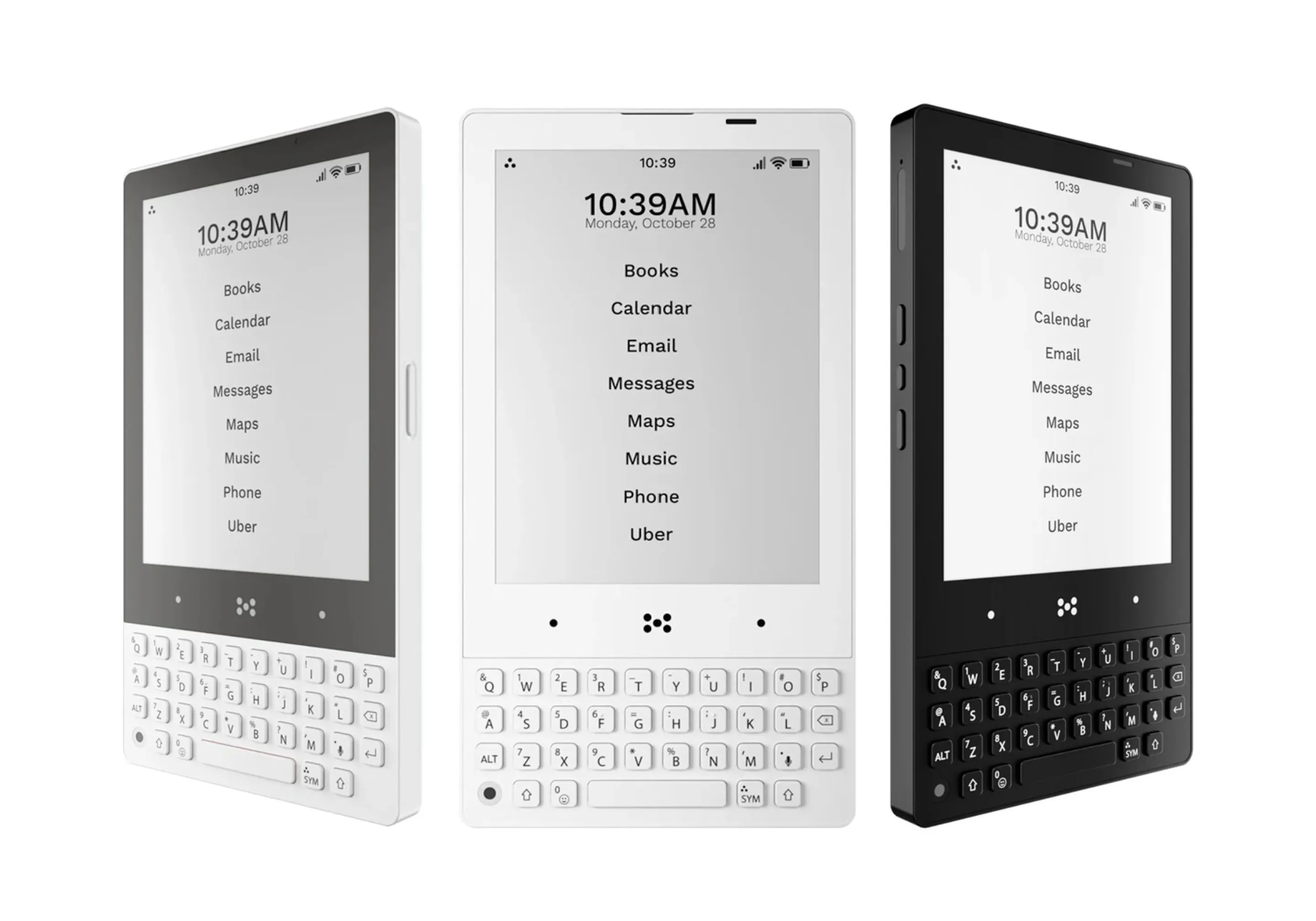 Mininal Phone Keyboard-packing E Ink phone aims to simplify mobile life