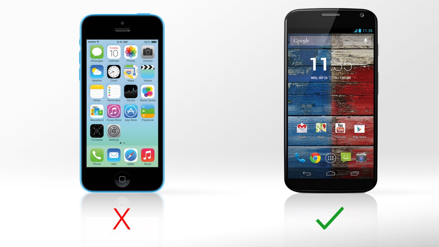 The Moto X has an NFC chip