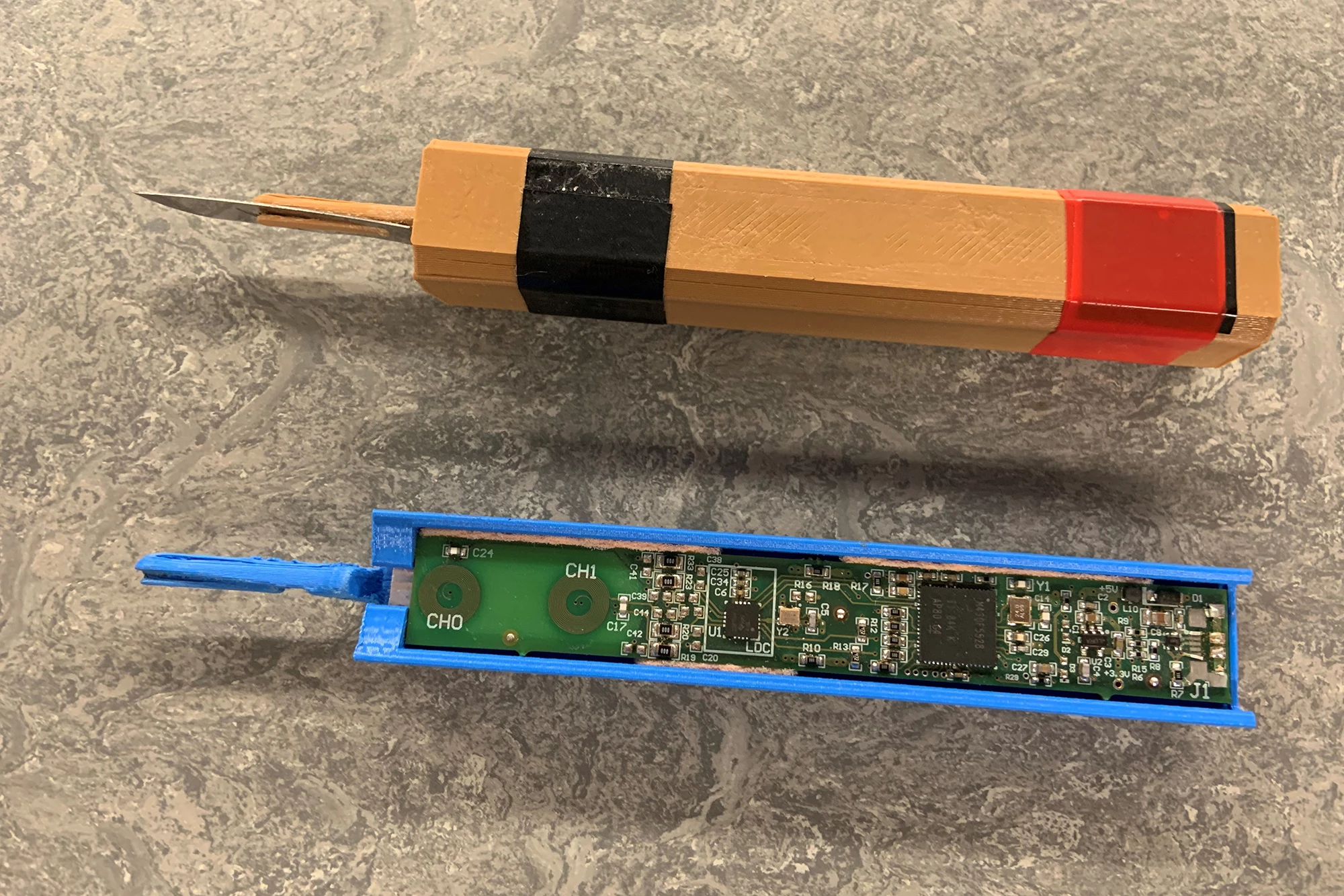 The smart scalpel prototype