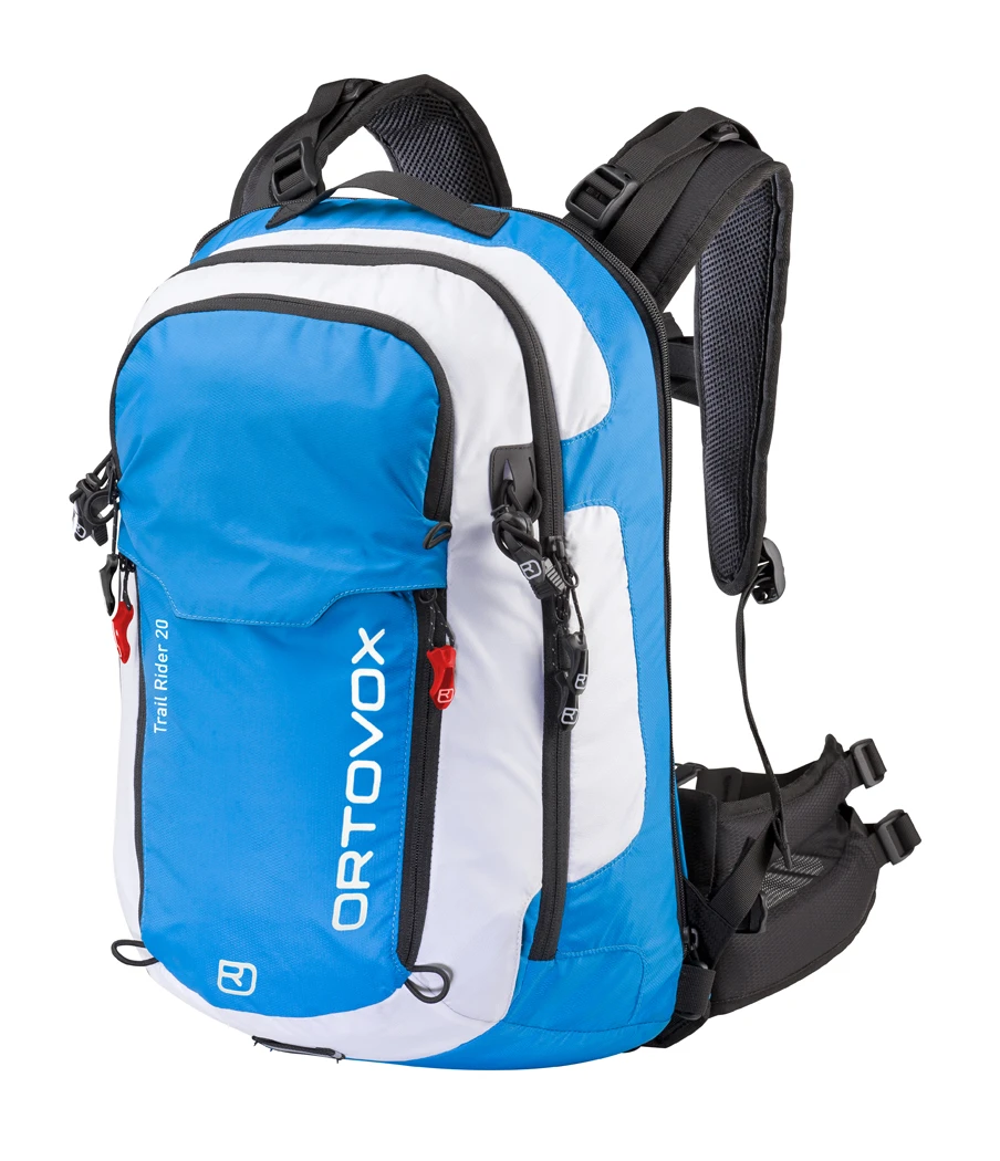 The Mountainskyver TRAIL is carried in an included custom backpack