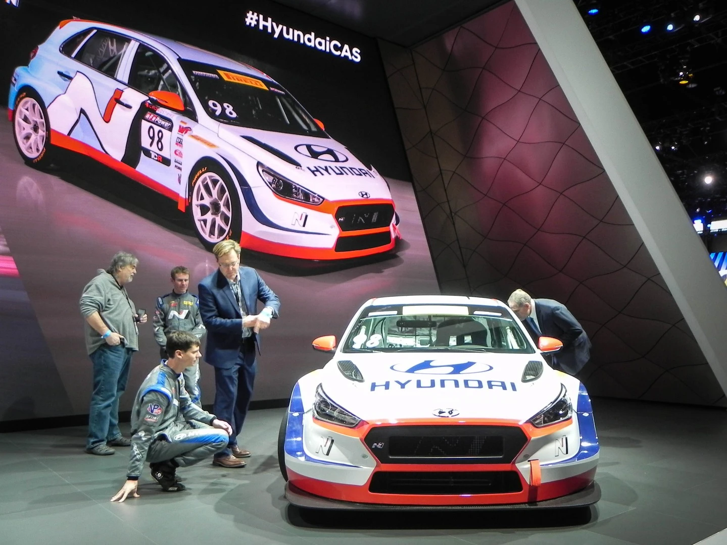 Hyundai surprised folks at the Chicago Auto Show with the unveiling of its Elantra GT homologated entry into the Pirelli World Challenge