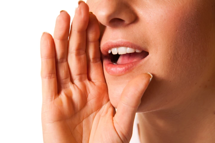 The prototype device identifies tiny throat movements that accompany the silent mouthing of specific words