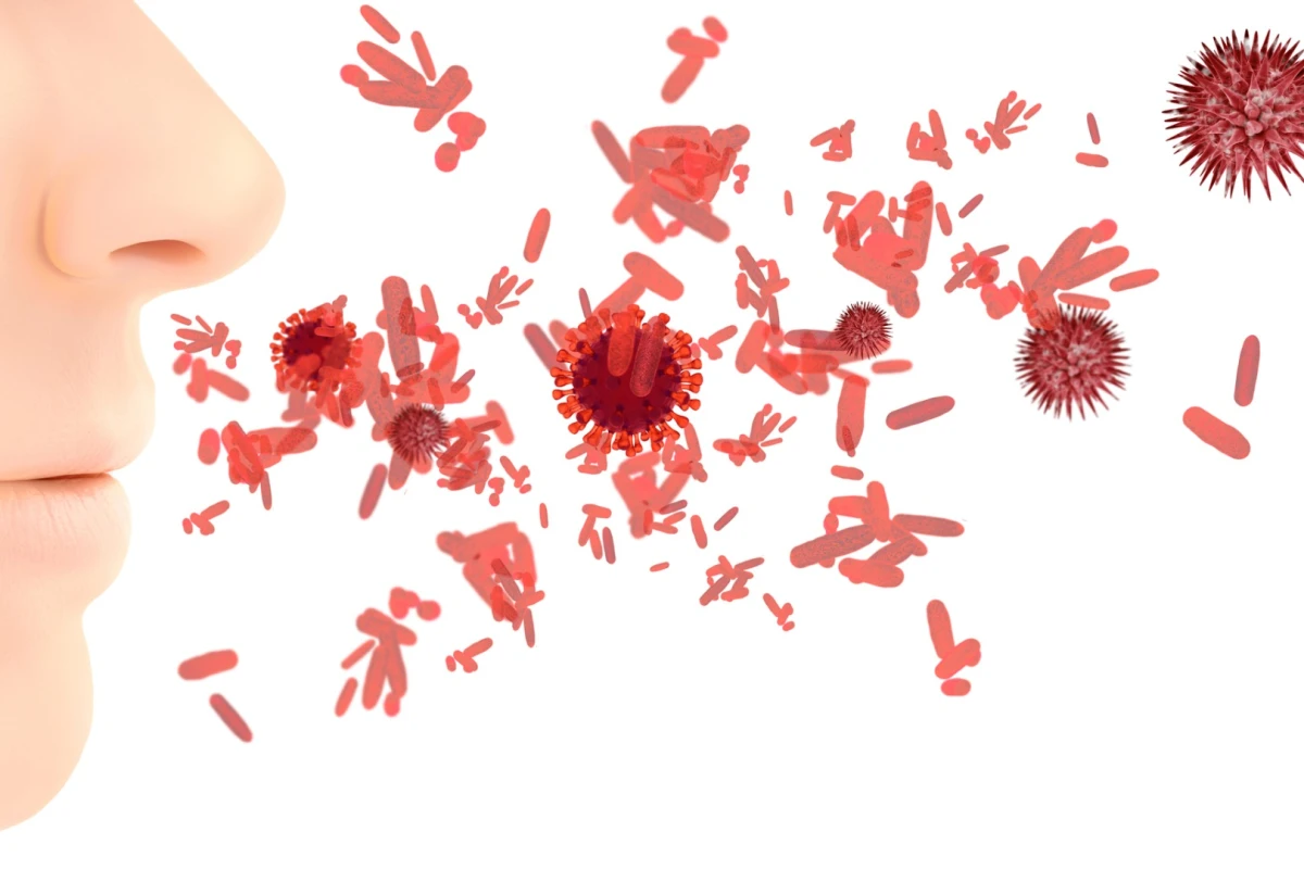 A new study shows how the flu can be easily spread by normal breathing, no coughing or sneezing necessary