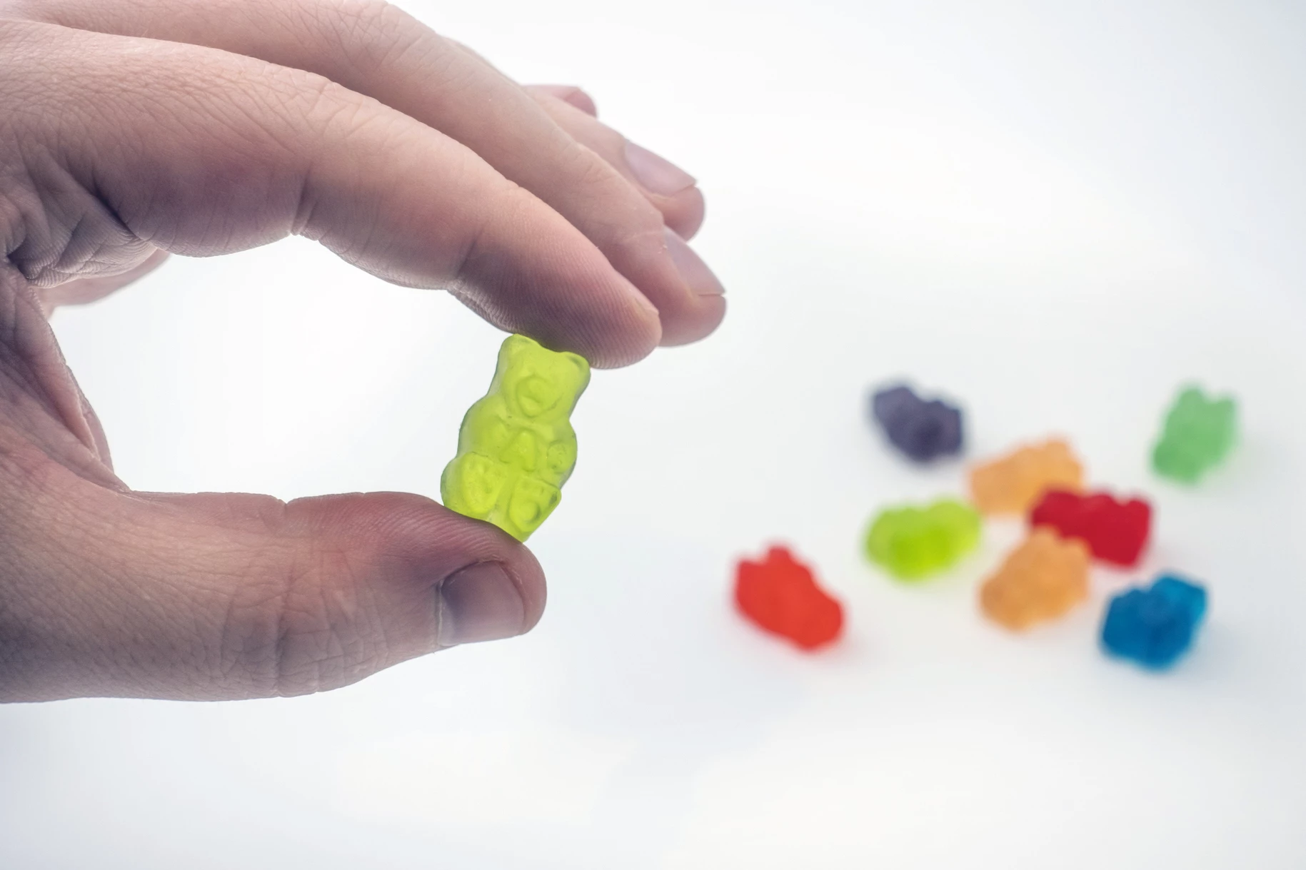 Edibles, like these gummies, were the preferred method of taking cannabis