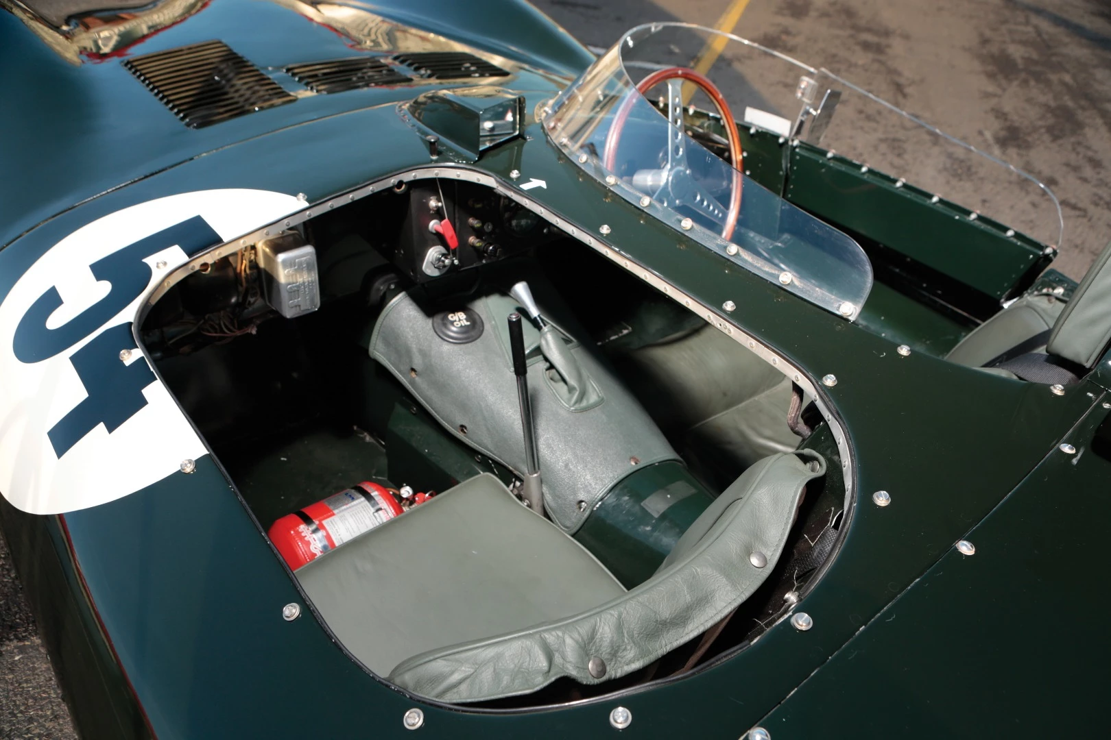 This highly original 1955 Jaguar D-Type sold for €3,696,000 at RM-Sotheby's 2014 Paris auction. It was the seventh customer D-Type produced and was delivered new to and raced by four-time Australian Drivers’ Champion Bib Stillwell.