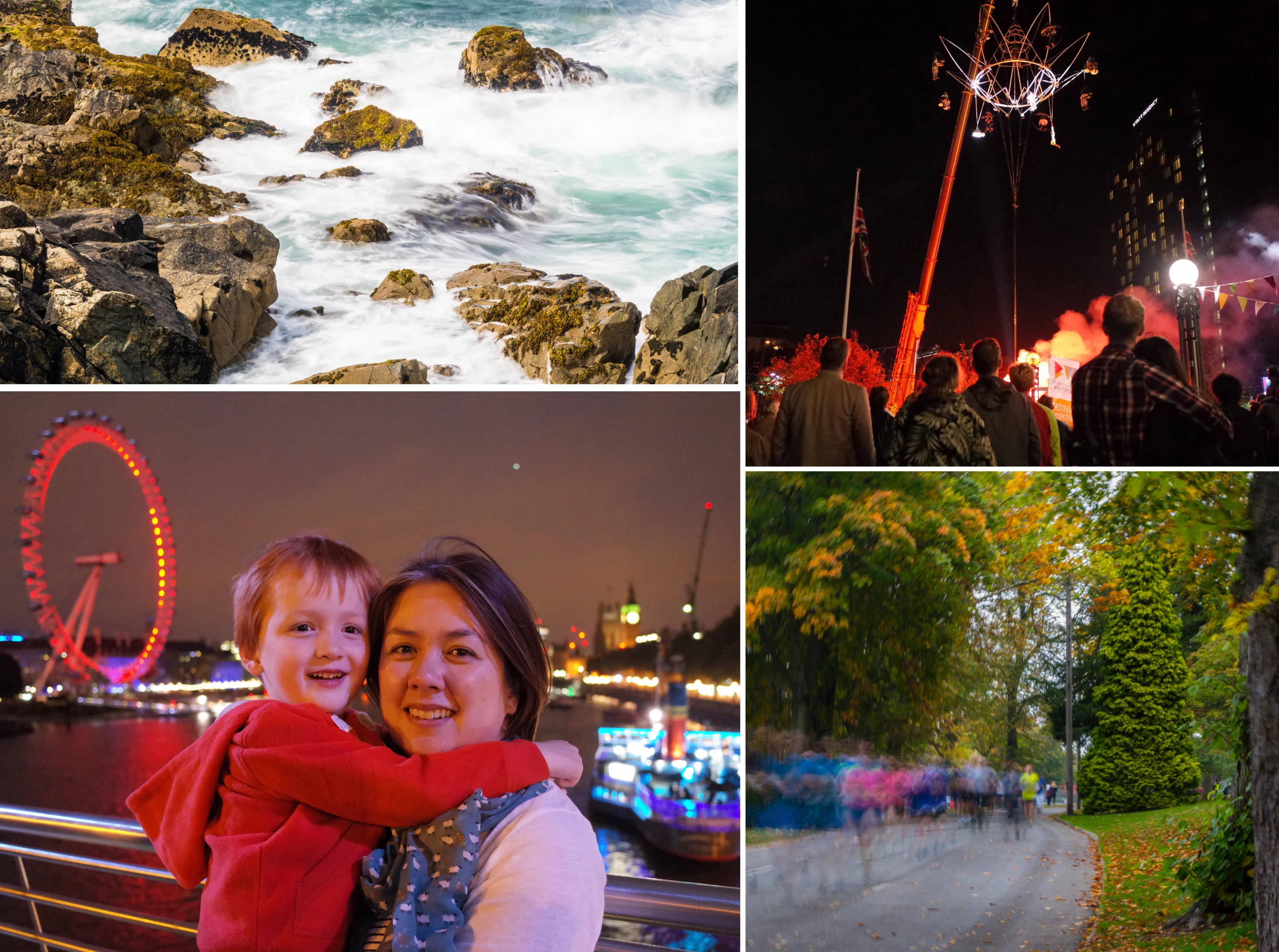 Examples of images taken with slower shutter speeds