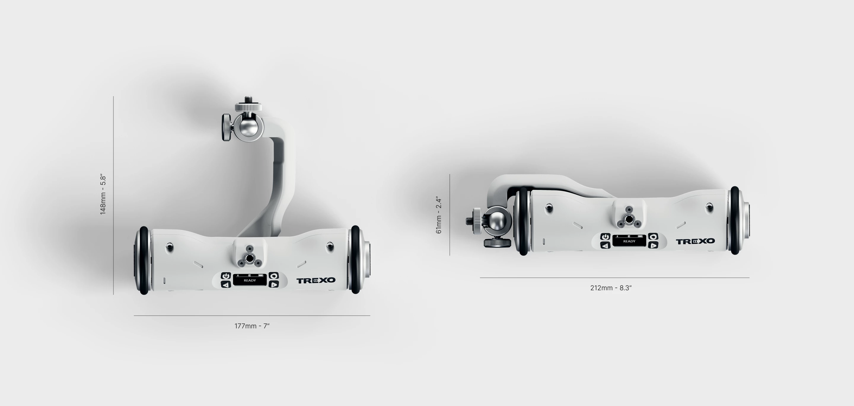 Trexo Wheels Go's small dimensions make it easy to travel with
