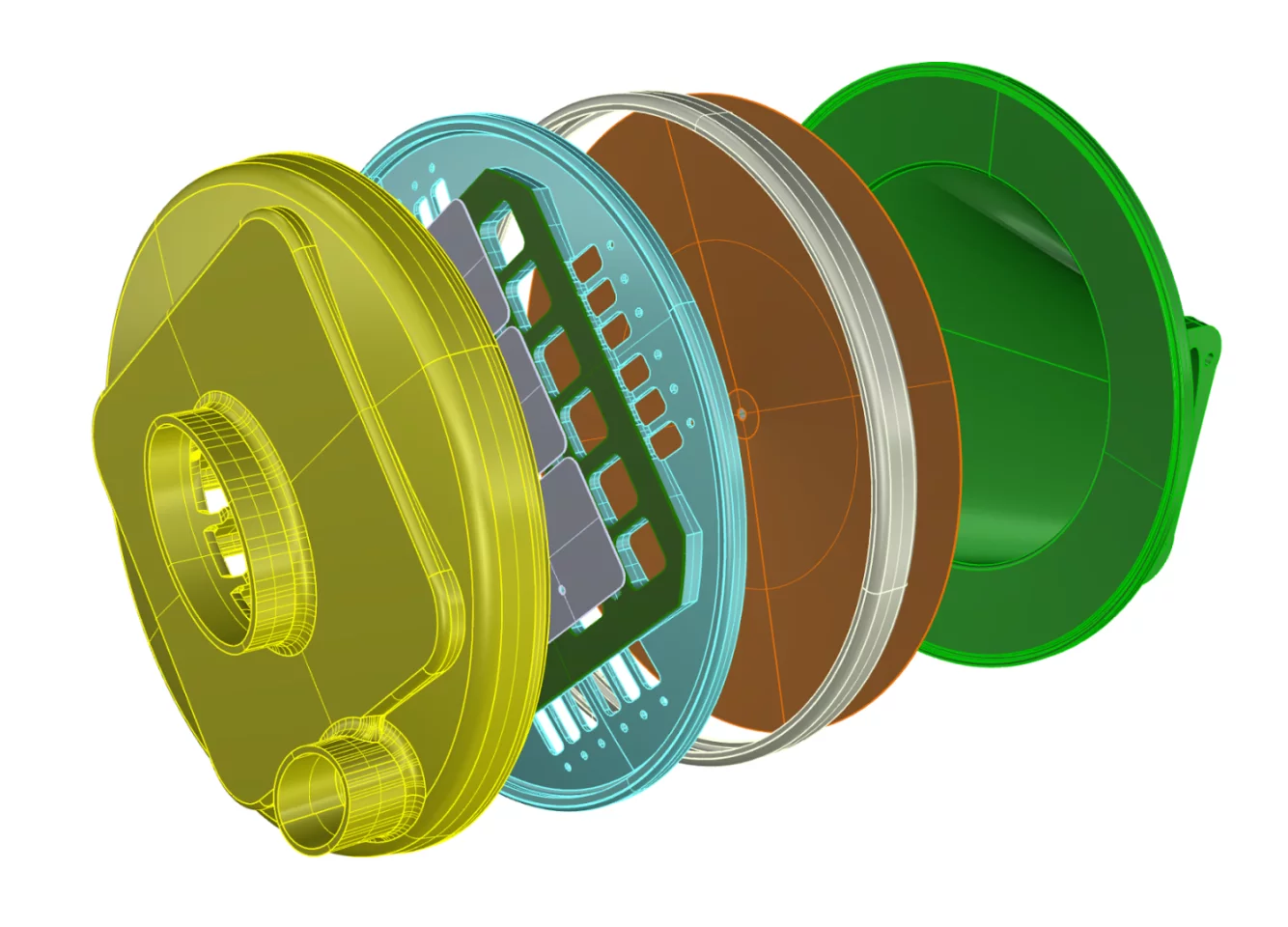 Alter Ego's Drum Charger: exploded view