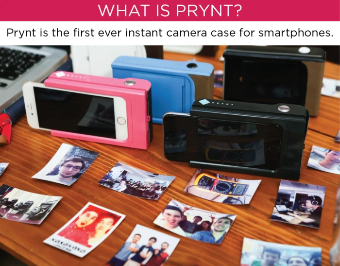 The Prynt instant camera case promises to let you print photographs directly from your Android or Apple smartphone (Photo: Prynt)