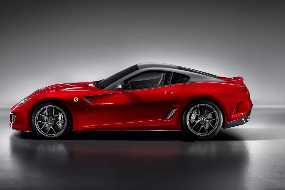 Unmistakeably Ferrari ... the new 599 GTO, Ferrari's fastest-ever road car with a top speed in excess of 335kmh/208 mph