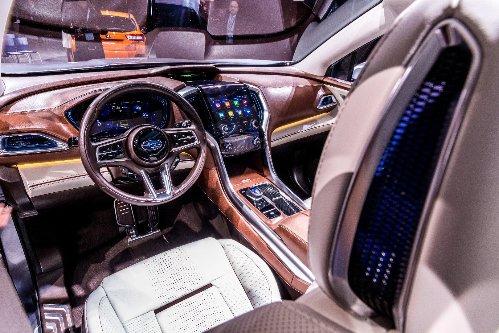 Behind the wheel of the Subaru Ascent Concept