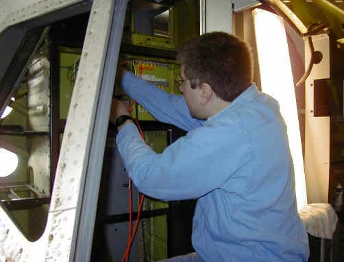 Price and his small team of enthusiasts spent months stripping out left-over equipment and circuitry, cleaning up the shell and then painting the interior of the cockpit