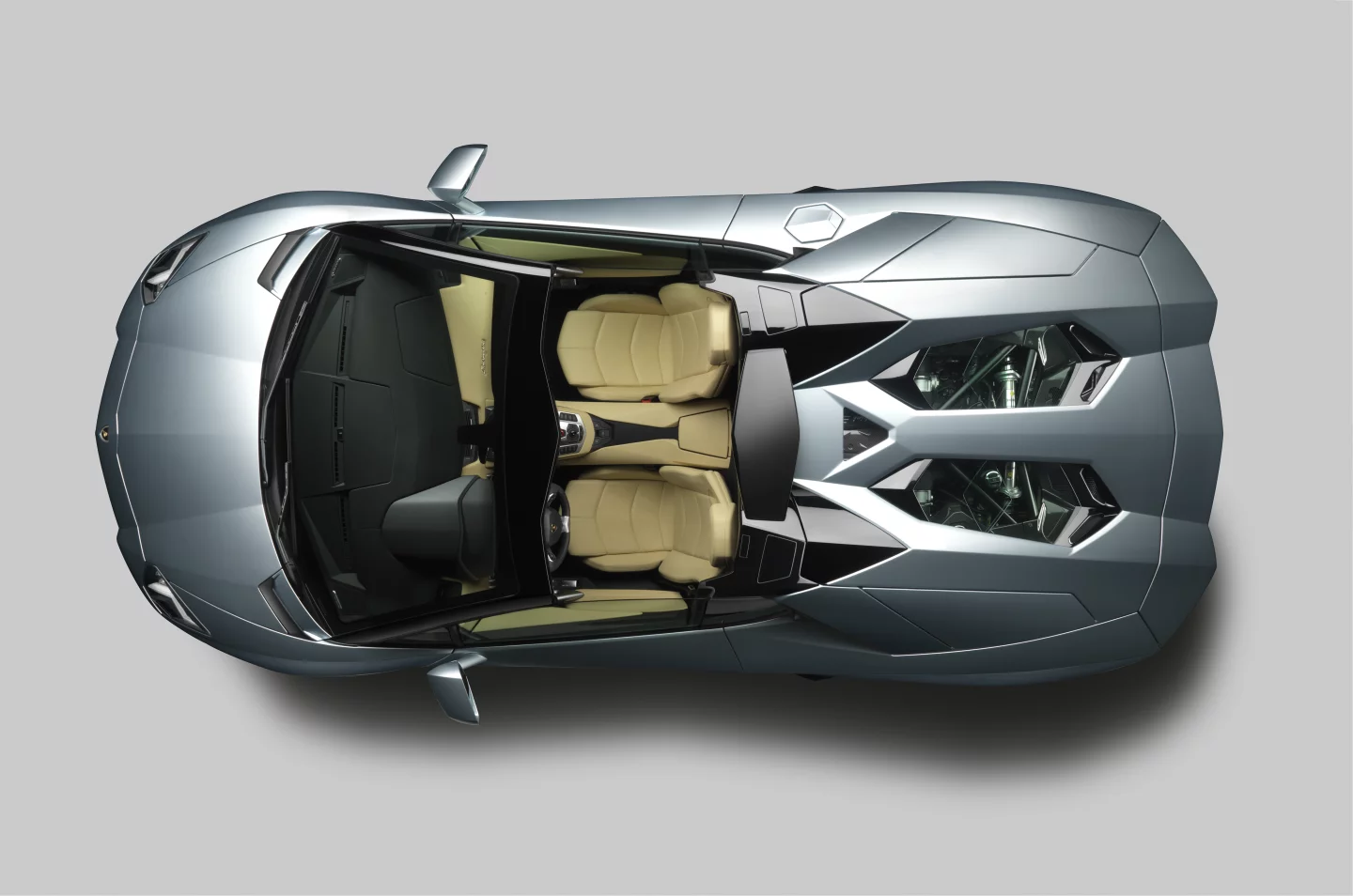 Lamborghini Aventador LP700-4 Roadster top view