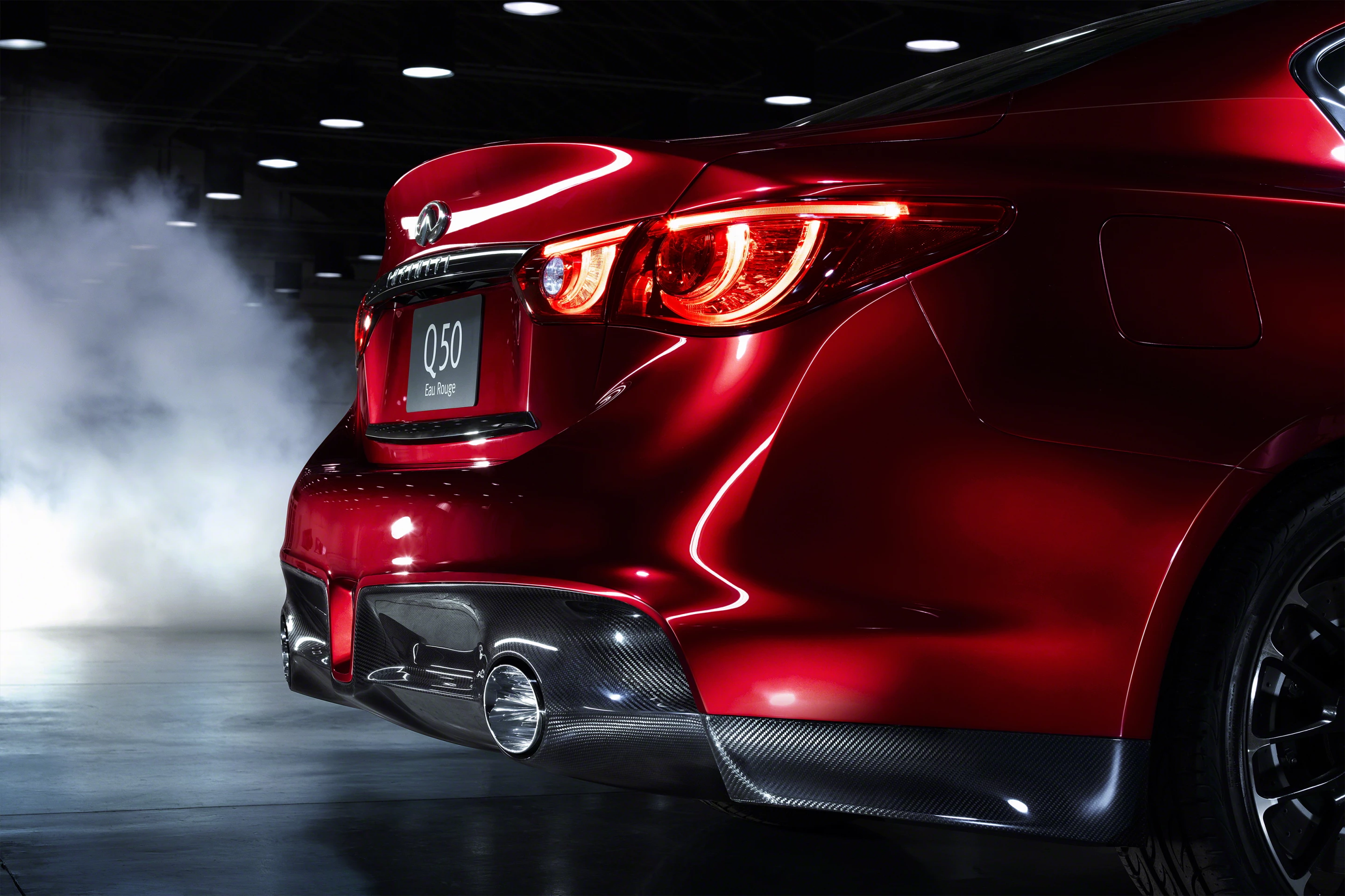 Infiniti's 560 hp Q50 Eau Rouge high-performance sedan prototype