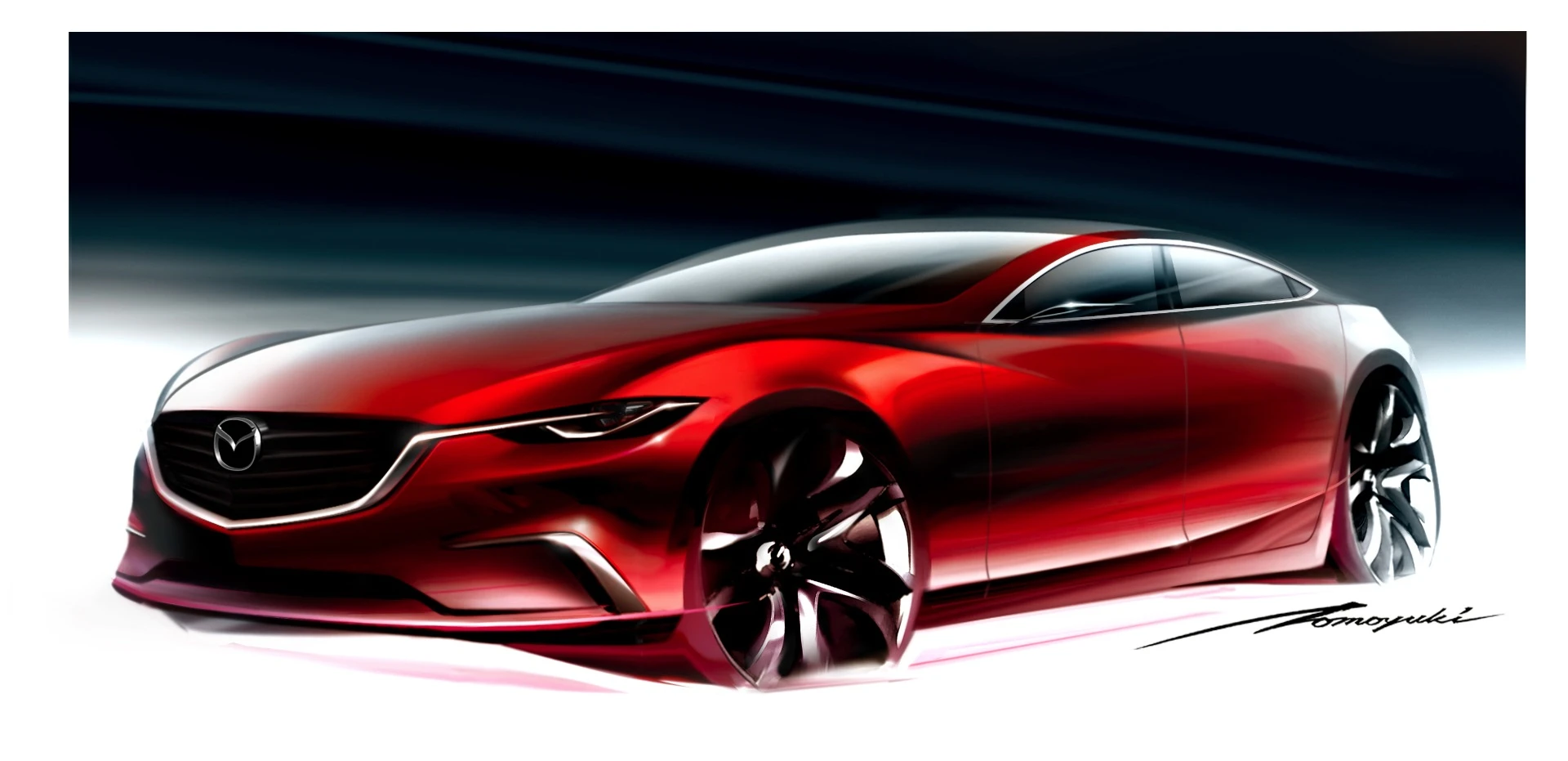 The MAZDA TAKERI reflects Mazda's new KODO design language