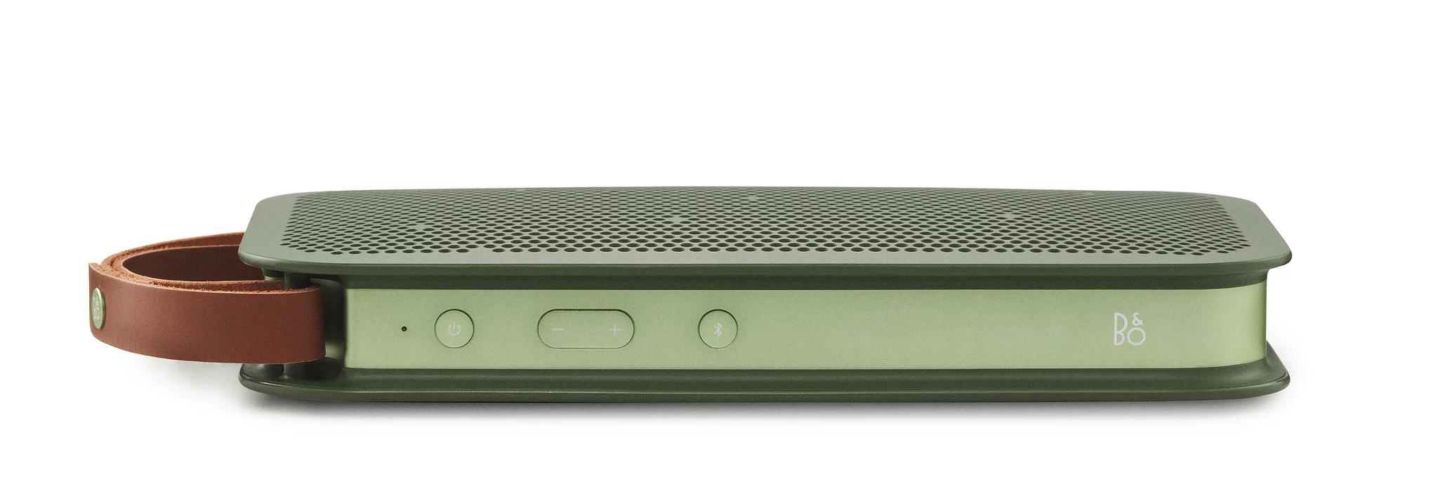 The BeoPlay A2, shown in green