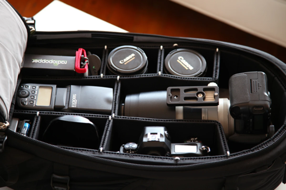 The TrekPak is designed to fit easily and snugly in the Deuter backpack