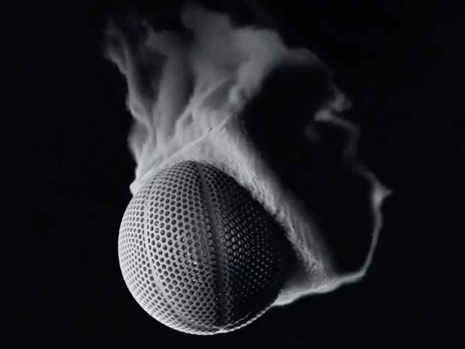 Wilson's "Airless Prototype" - a basketball made mainly of holes