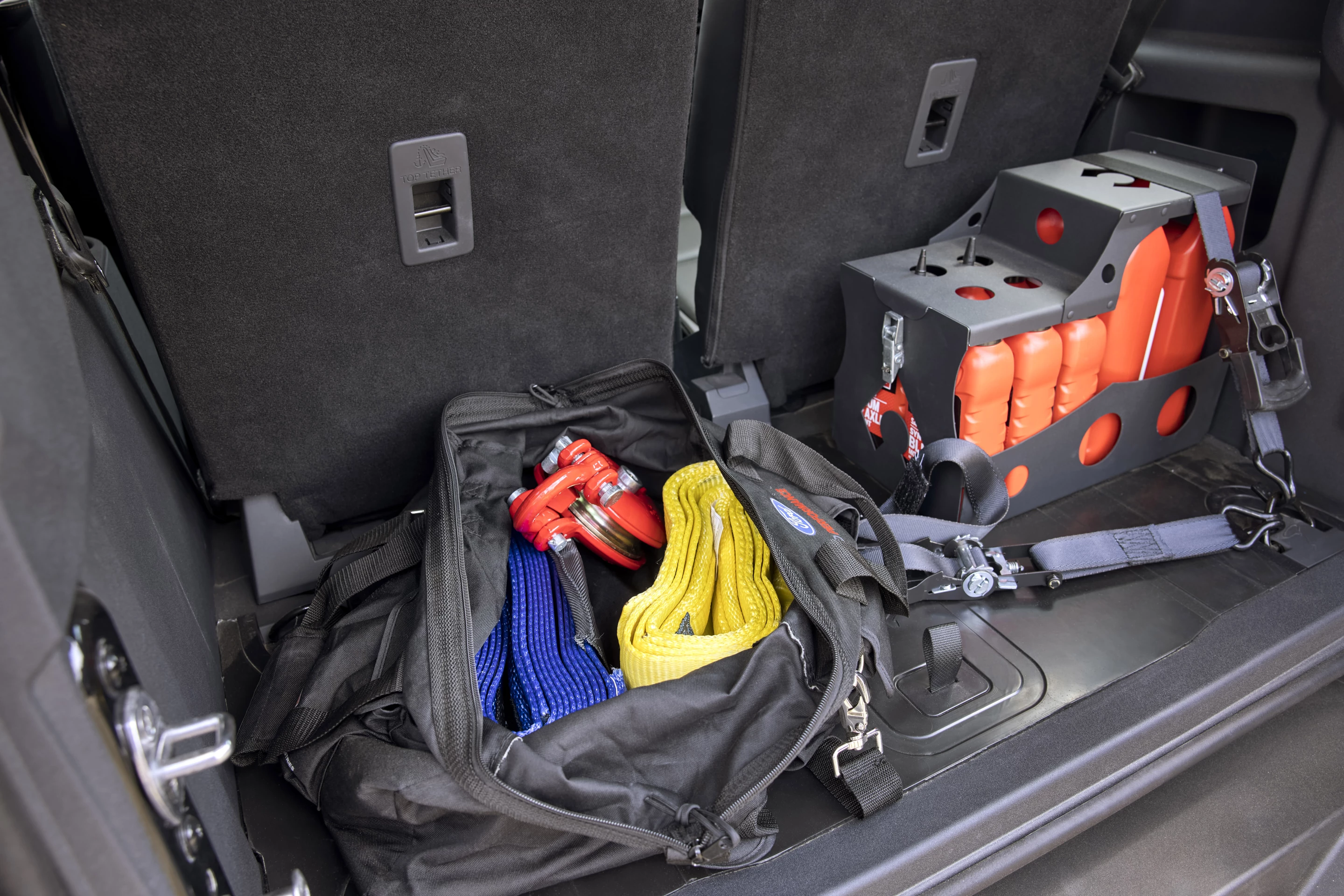 Ford also loads the Two-Door Trail Rig with recovery gear