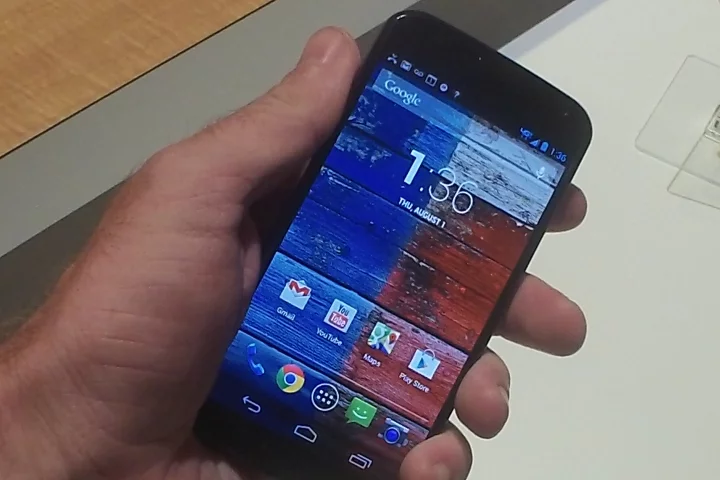 Motorola's new Moto X, unveiled in NYC