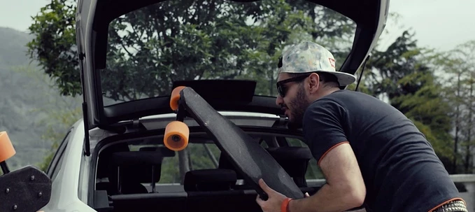 Stary is billed as the world's lightest skateboard at 8.6 lb (3.9 kg)